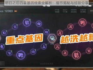 明日之后四星基因线索全解析：细节揭秘与经验分享