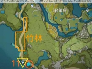 原神竹笋采集攻略：探寻最佳线路，揭秘竹笋采集密集区域，全方位分享高效采集路线