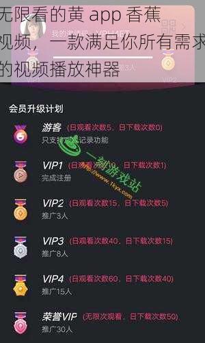 无限看的黄 app 香蕉视频，一款满足你所有需求的视频播放神器