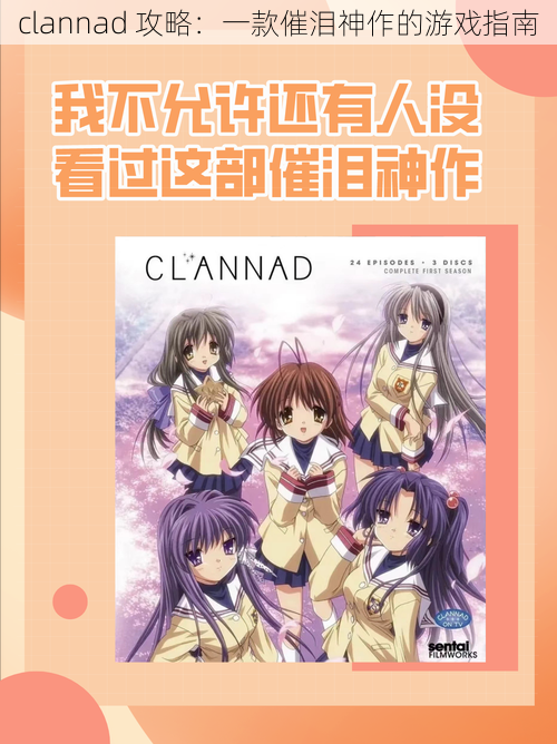 clannad 攻略：一款催泪神作的游戏指南