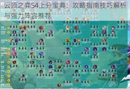 云顶之弈S4上分宝典：攻略指南技巧解析与强力阵容推荐