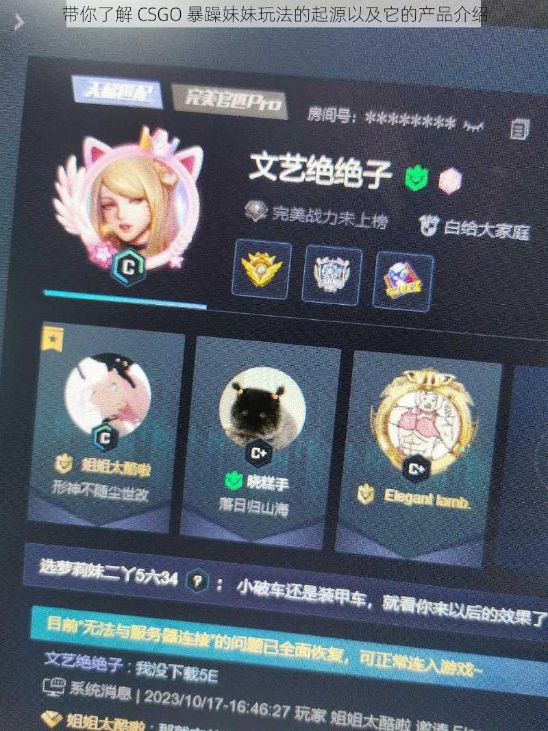 带你了解 CSGO 暴躁妹妹玩法的起源以及它的产品介绍