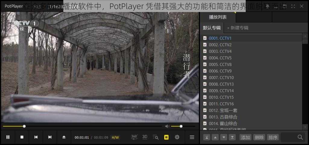在众多视频播放软件中，PotPlayer 凭借其强大的功能和简洁的界面脱颖而出