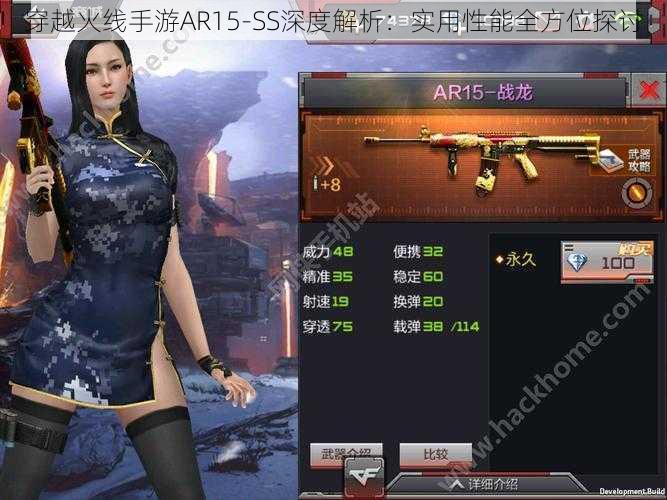 穿越火线手游AR15-SS深度解析：实用性能全方位探讨