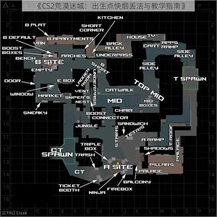 《CS2荒漠迷城：出生点快烟丢法与教学指南》
